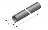 Изоляция для выхлопа  70mm L=1200mm (стеклоткань) купить в Самаре