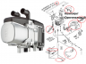 Eberspacher Hydronic Гидроник S3 (5кВт) + Монтажный комплект купить в Самаре