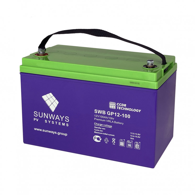 Аккумуляторная батарея SUNWAYS GP 12-100 купить в Самаре