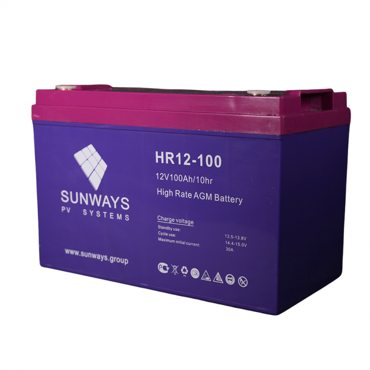 Аккумуляторная батарея SUNWAYS HR 12-100 купить в Самаре